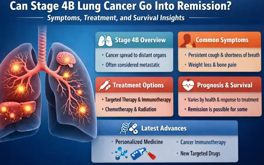 Can Stage 4B Lung Cancer Go Into Remission? Symptoms, Treatment, and Survival Insights