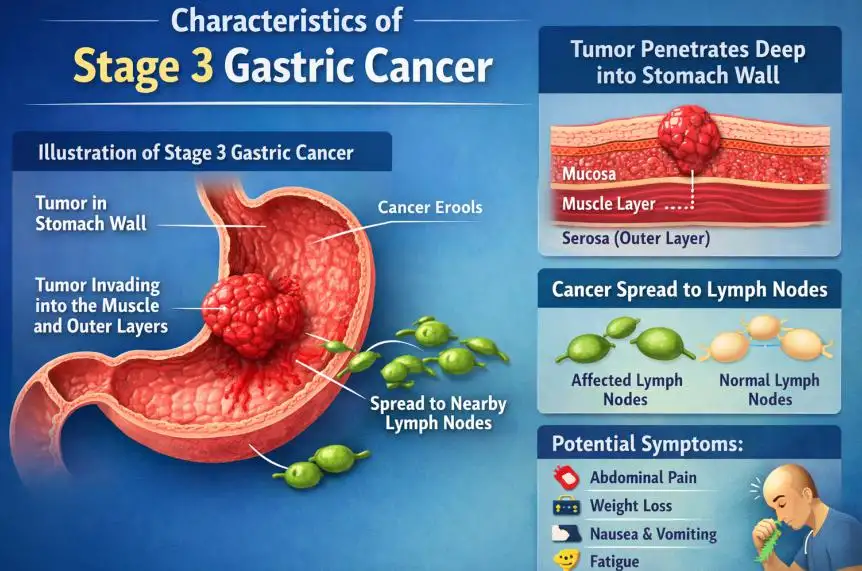 Characteristics of Stage 3 Gastric Cancer: Symptoms, Treatment, and Prognosis Explained