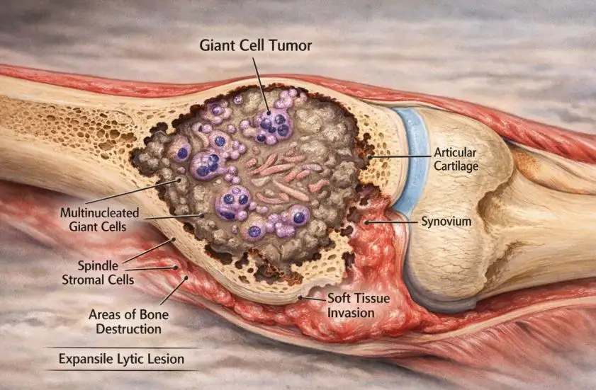 Giant Cell Tumor of Bone: Symptoms, Causes, Treatment, and Prognosis Explained