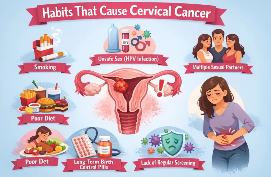 Habits That Cause Cervical Cancer: Risky Behaviors Every Woman Should Know