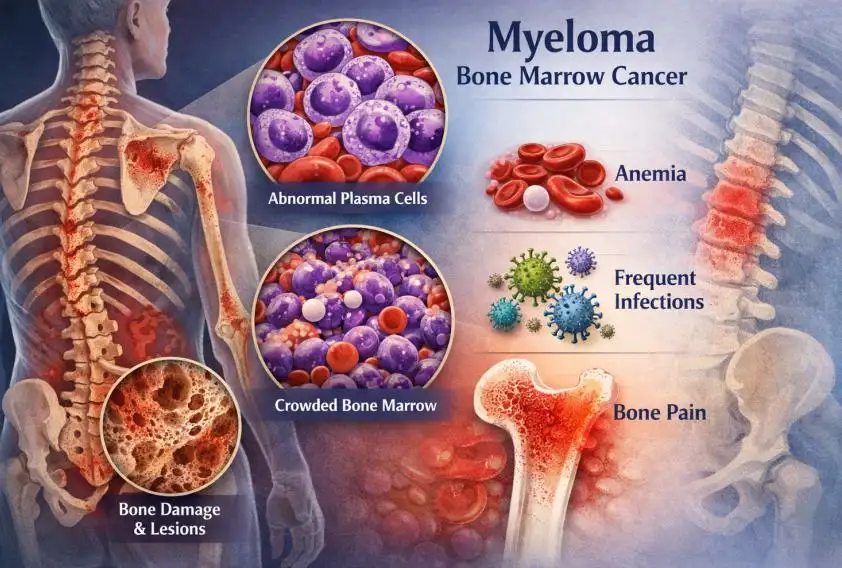 Myeloma Bone Marrow Cancer: Symptoms, Diagnosis, Treatment, and Survival Guide