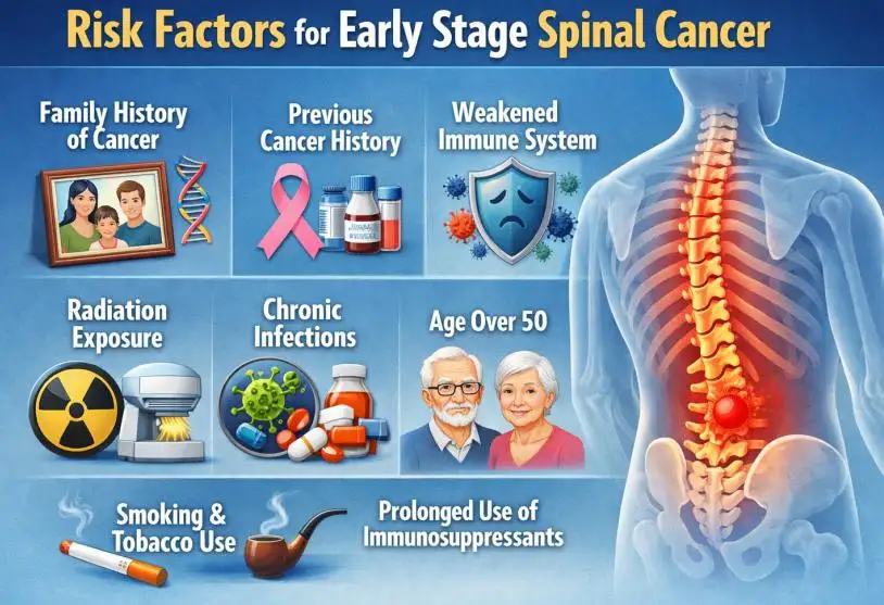 Risk Factors for Early Stage Spinal Cancer: Symptoms, Causes, Diagnosis, and Prevention