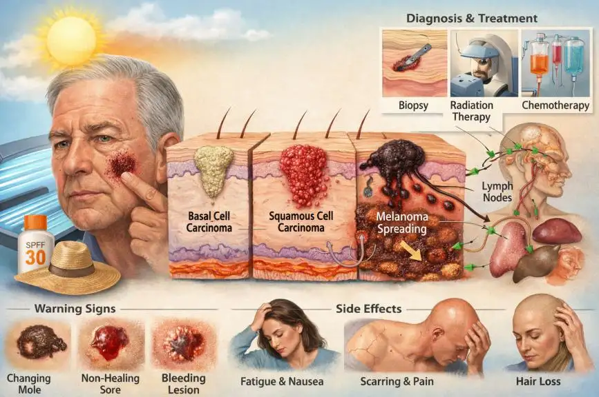 Side Effects of Skin Cancer: Symptoms, Risks, Treatment Impact, and Recovery Guide