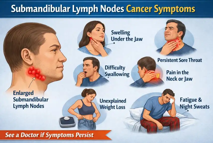 Submandibular Lymph Nodes Cancer Symptoms: Early Signs, Diagnosis, and Treatment Guide