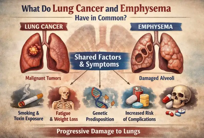 What Do Lung Cancer and Emphysema Have in Common? Key Similarities, Risks, and Treatment Insights